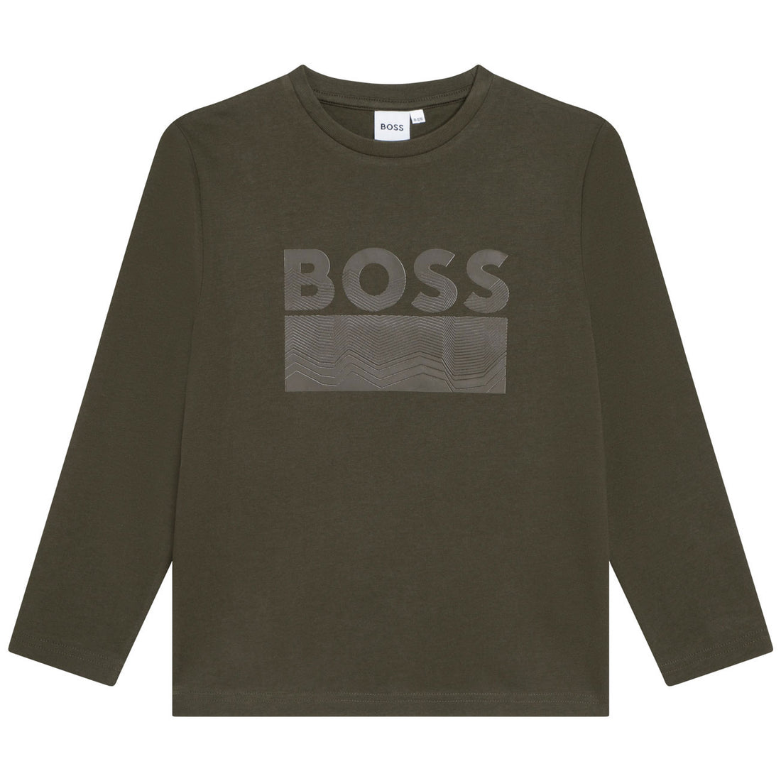 Hugo Boss Forest Green Long Sleeve T-Shirt