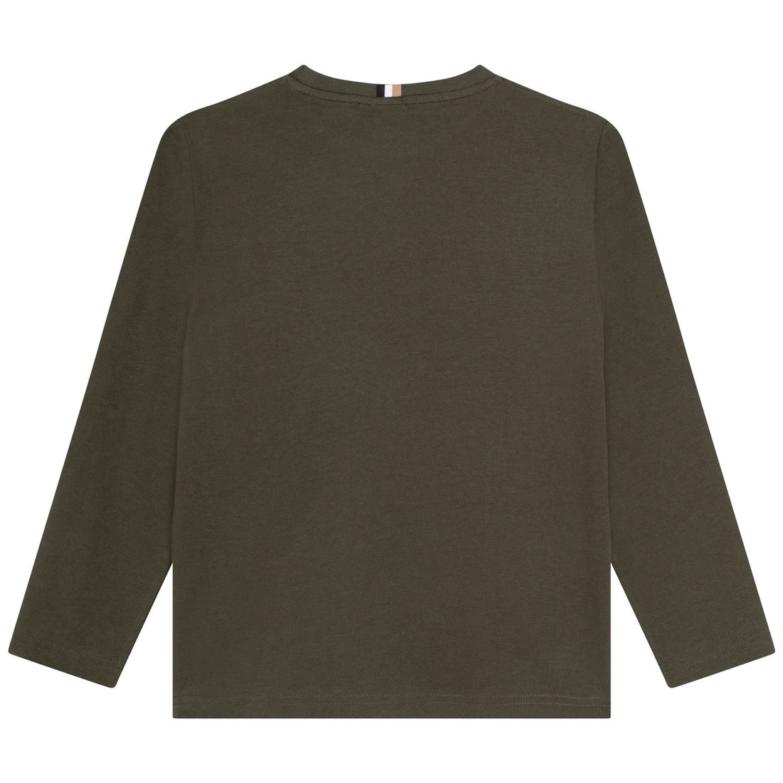 Hugo Boss Forest Green Long Sleeve T-Shirt