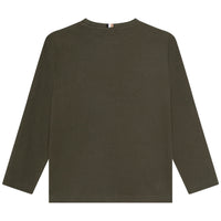 Hugo Boss Forest Green Long Sleeve T-Shirt