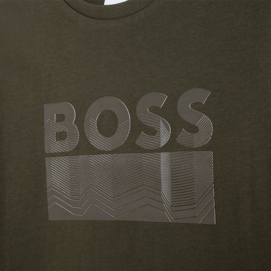 Hugo Boss Forest Green Long Sleeve T-Shirt