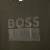 Hugo Boss Forest Green Long Sleeve T-Shirt