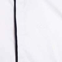Hugo Boss White Long Sleeved Trimed Shirt