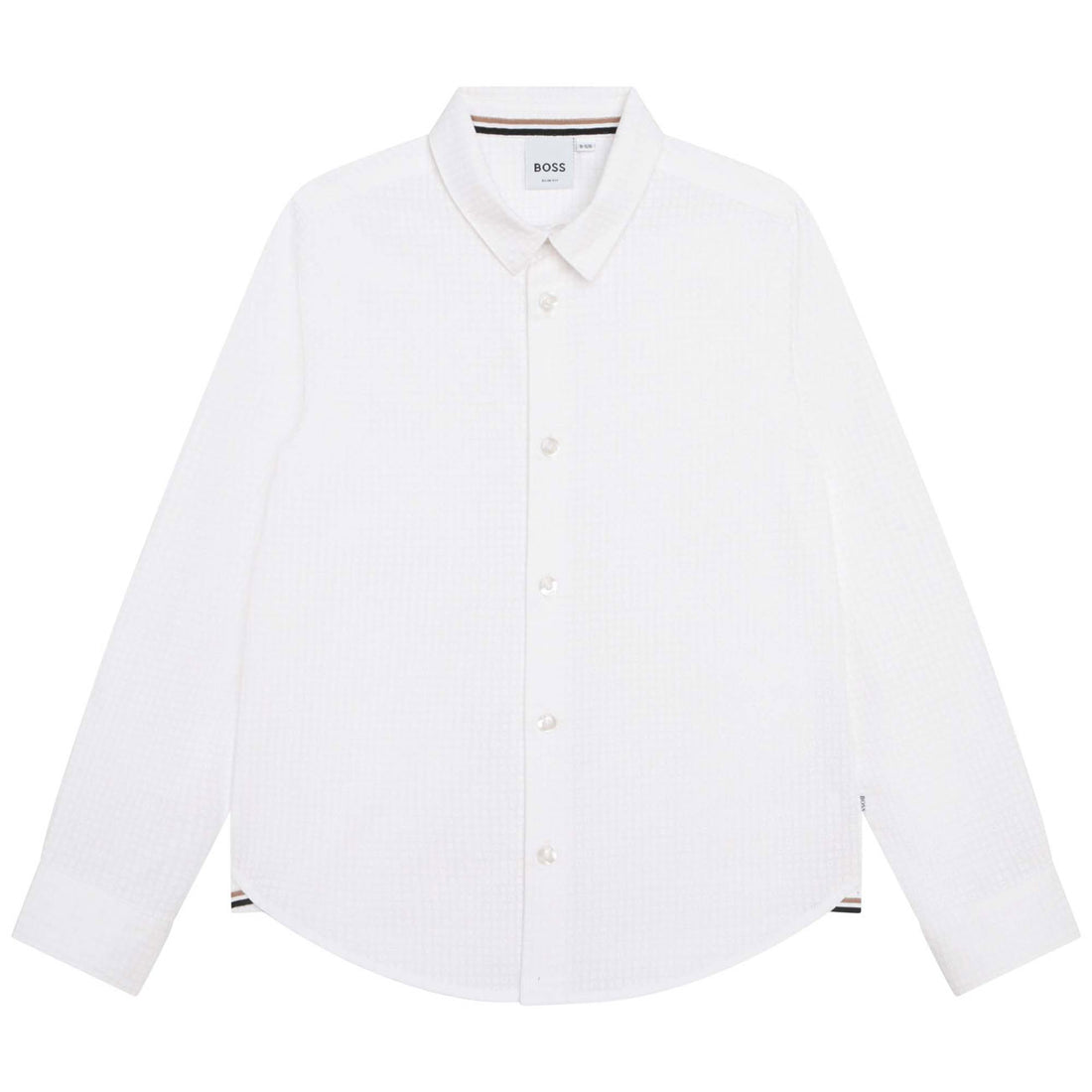Hugo Boss White Long Sleeved Shirt