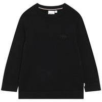 Hugo Boss Black Sweater with Boss Embroidery
