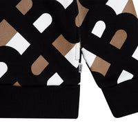 Hugo Boss Black Hoodie with Monogram Print