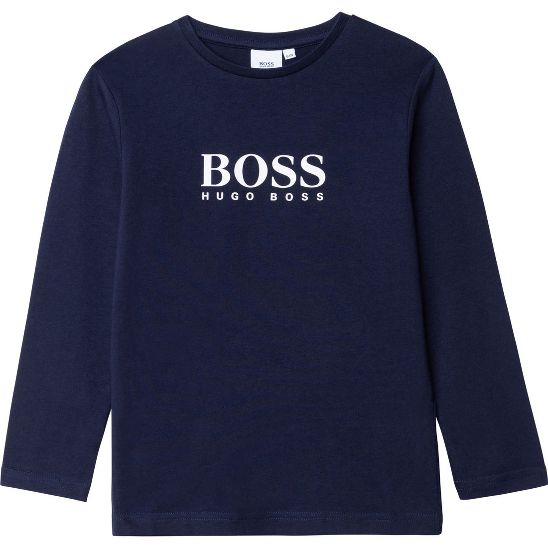 Hugo Boss Navy Classic Logo Long Sleeves T-Shirt