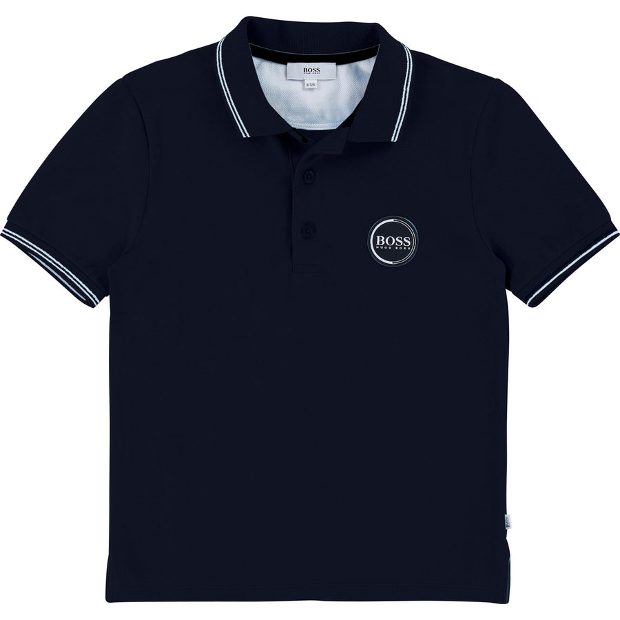 BOSS Hugo Boss Cargo Blue Patch Polo