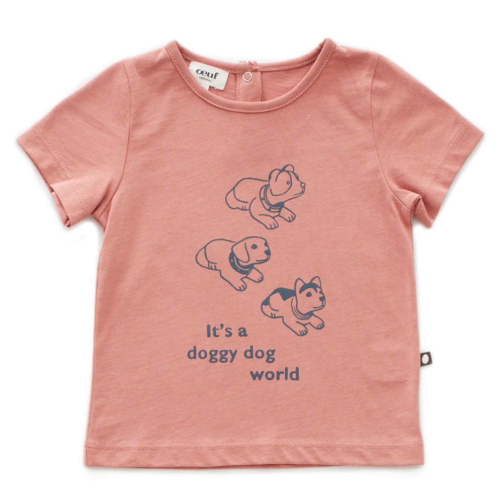 Oeuf Rose Dawn Doggy Dog Tee