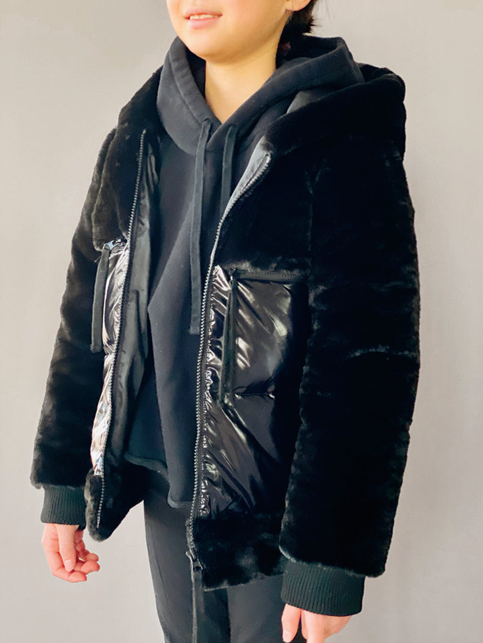 Vierra Rose Black Freeze Me Jacket