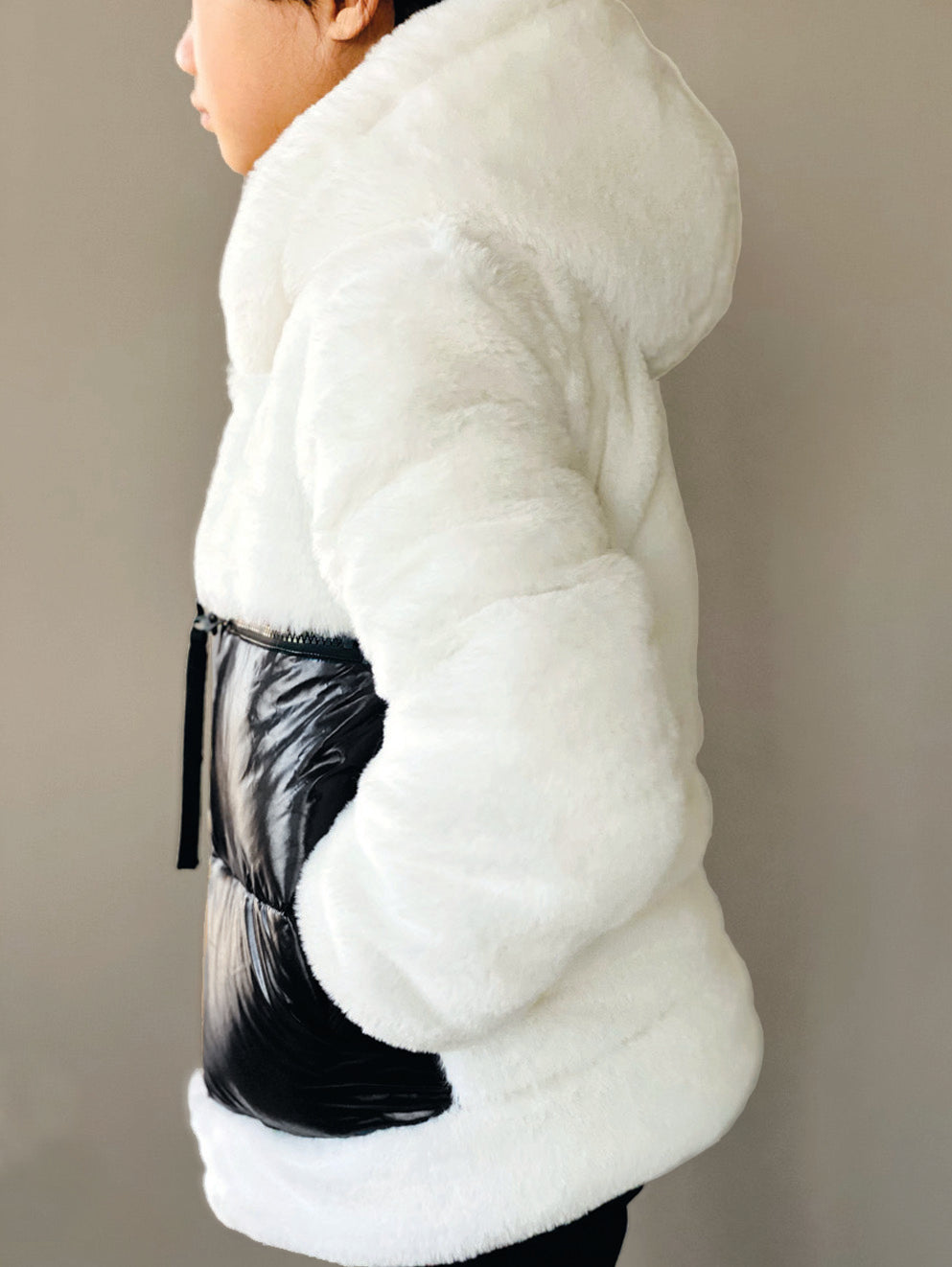 Vierra Rose Black & White Freeze Me Jacket