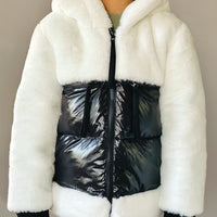Vierra Rose Black & White Freeze Me Jacket