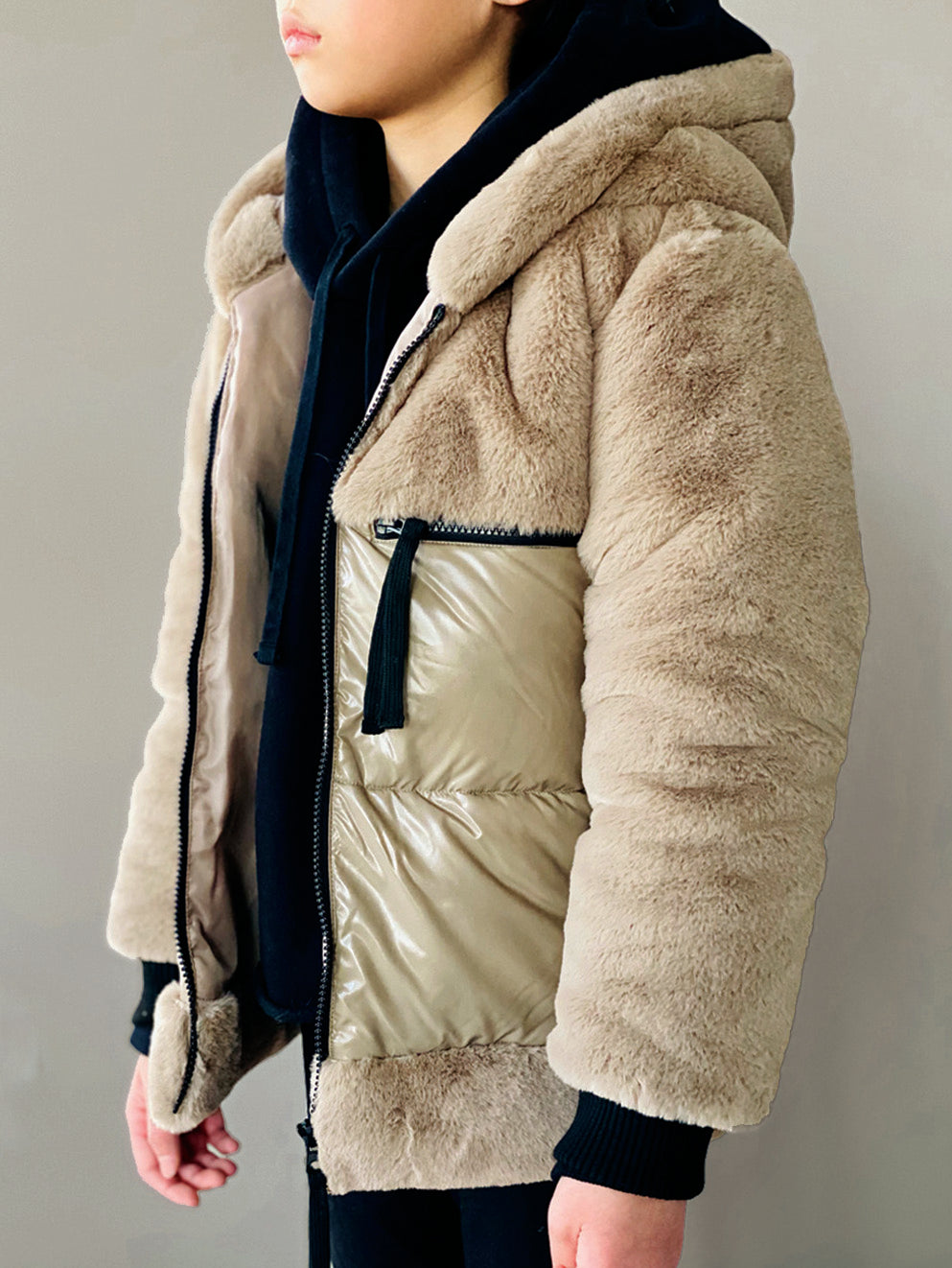 Vierra Rose Tan Freeze Me Jacket