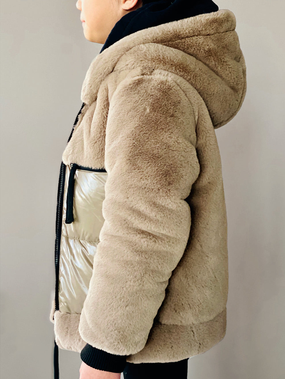 Vierra Rose Tan Freeze Me Jacket