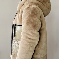 Vierra Rose Tan Freeze Me Jacket