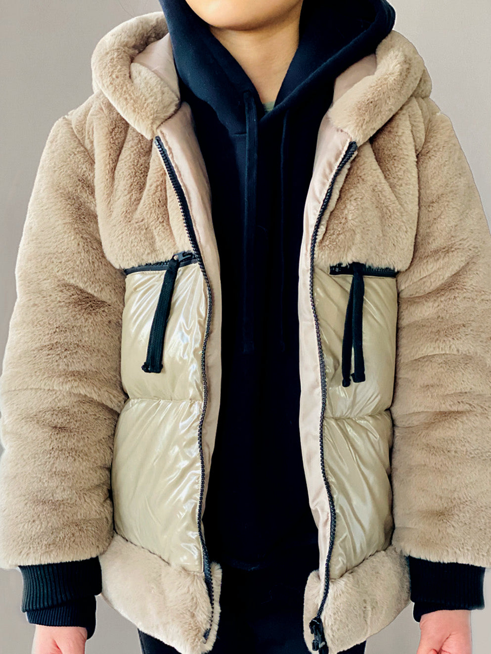 Vierra Rose Tan Freeze Me Jacket