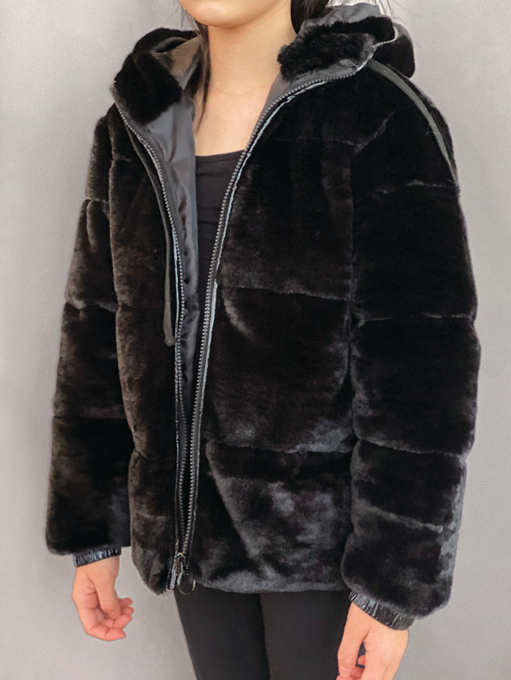 Vierra Rose Black Tyne Teddybear Jacket
