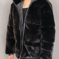 Vierra Rose Black Tyne Teddybear Jacket