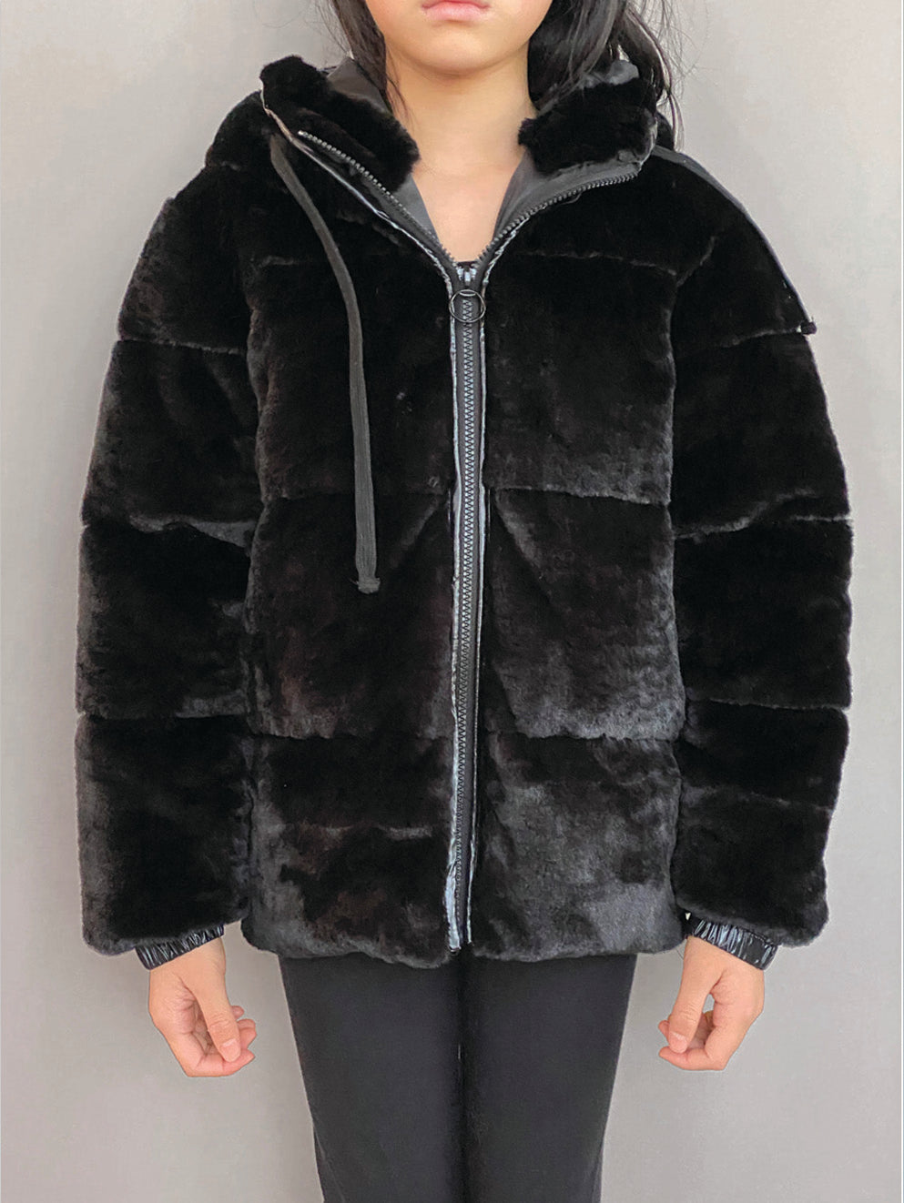 Vierra Rose Black Tyne Teddybear Jacket