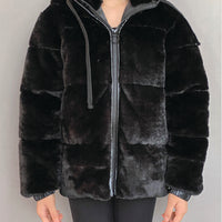 Vierra Rose Black Tyne Teddybear Jacket