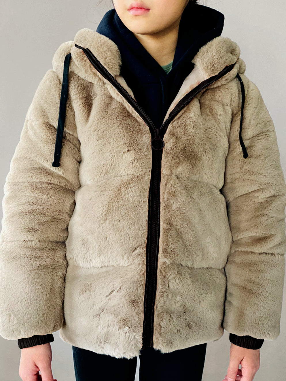 Vierra Rose Tan Tyne Teddybear Jacket