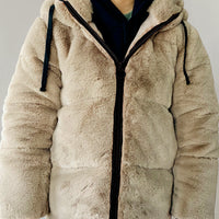 Vierra Rose Tan Tyne Teddybear Jacket