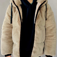 Vierra Rose Tan Tyne Teddybear Jacket