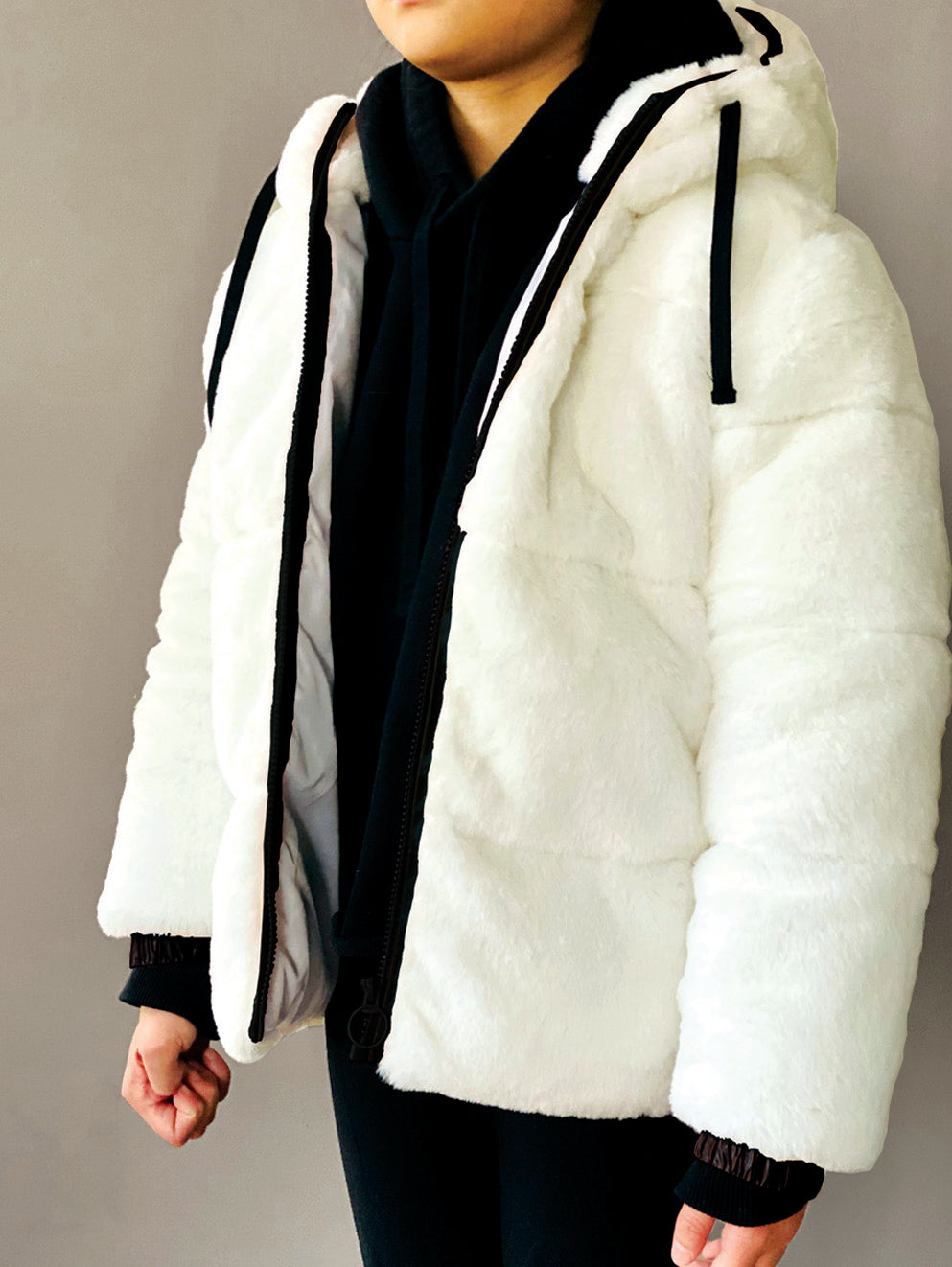 Vierra Rose White Tyne Teddybear Jacket