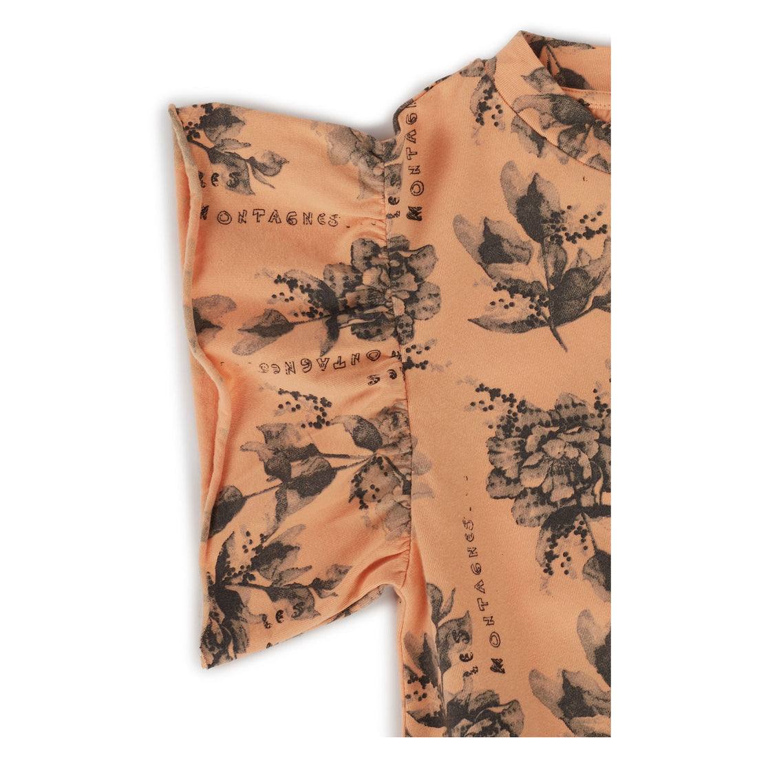 Wolf and Rita Flowers Peach Jacinta Dress
