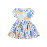 Morley Bleu Floral Jelsa Pleat Dress