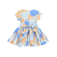 Morley Bleu Floral Jelsa Pleat Dress