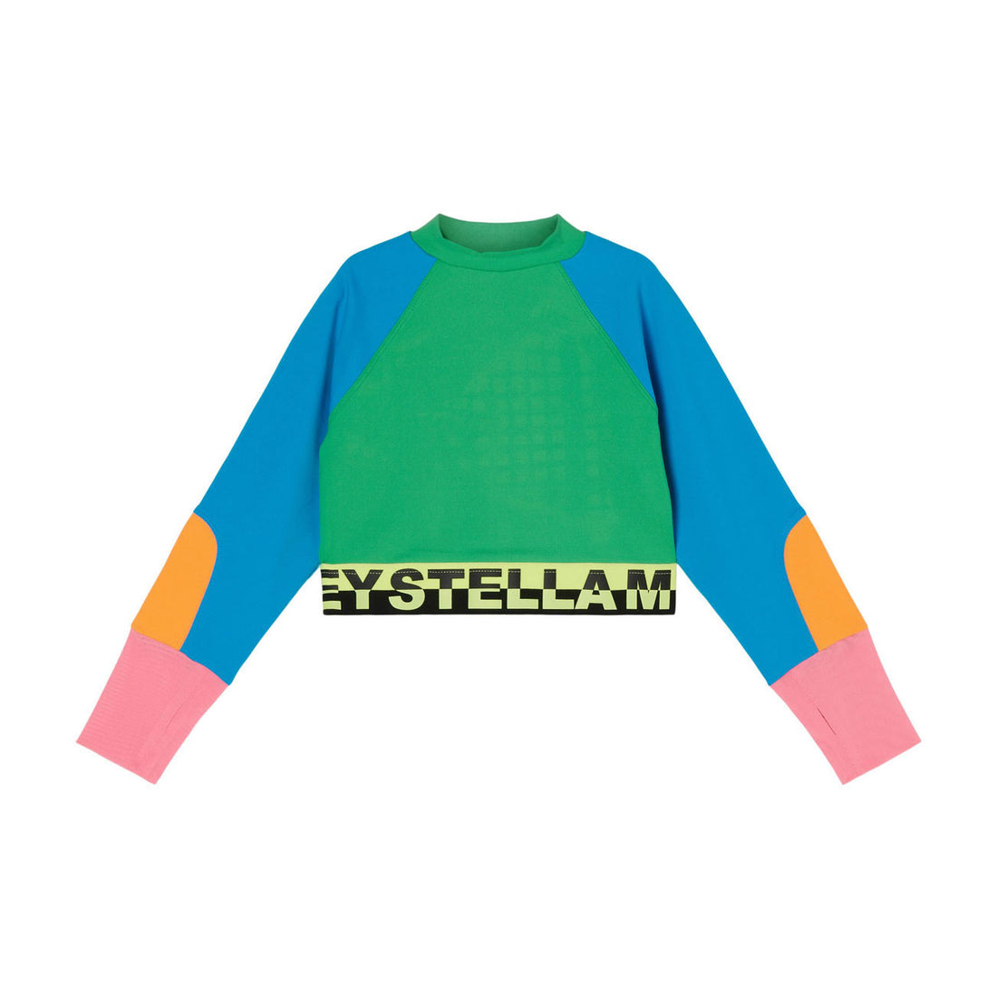 Stella McCartney Colorblock Sports Crop Top