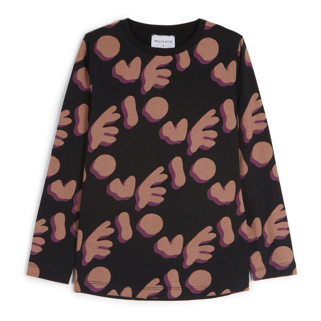 Wolf and Rita Black Love Joaquim Tee