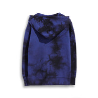 Finger in the Nose Navy Tie Dye Joey Zipped Hoodie