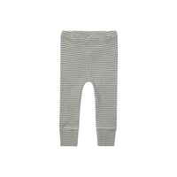Caramel Pebble Navy Stripe Judd Baby Leggings