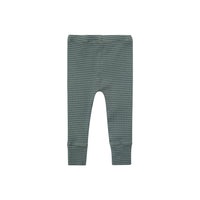 Caramel Spruce Navy Stripe Judd Baby Leggings