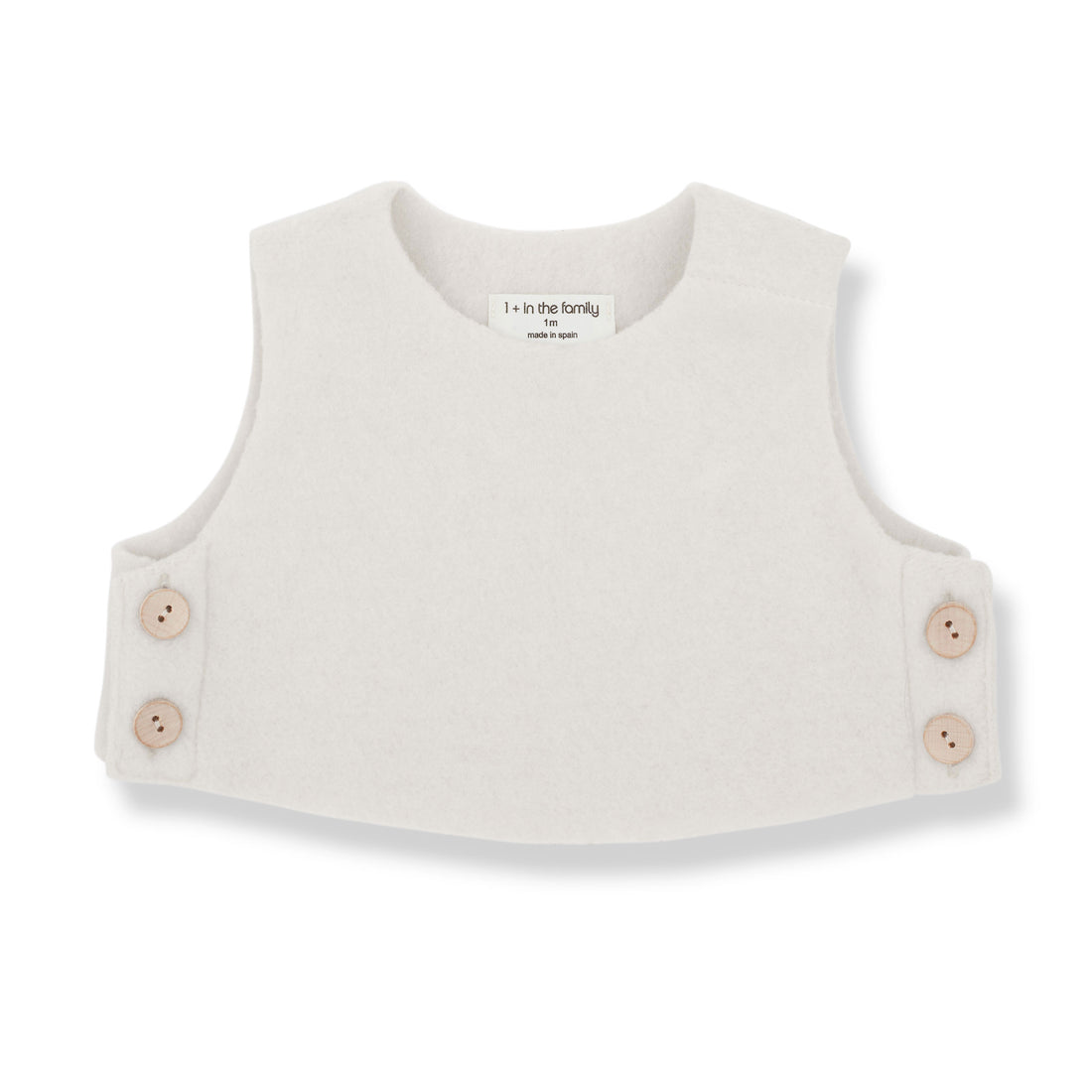 1+ In The Family Natural Jules Vest