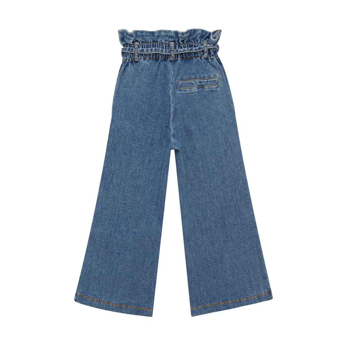 Little Hedonist Light Blue Denim High Wide Leg Pants