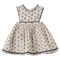Caramel Polka Floral Print Jupiter Baby