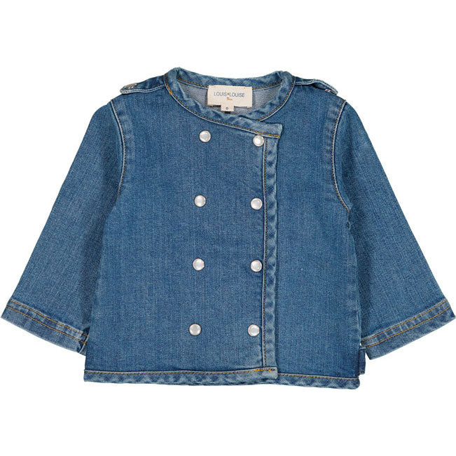 Louis Louise Blue Denim Lucien Baby Jacket