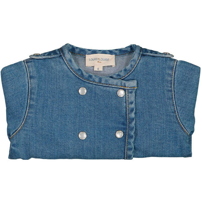 Louis Louise Blue Denim Lucien Baby Jacket