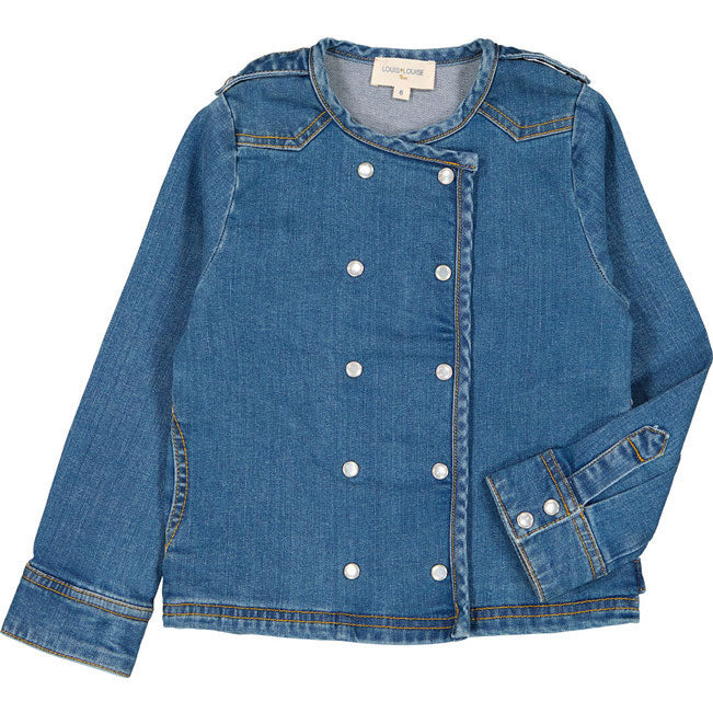 Louis Louise Blue Denim Luco Jacket