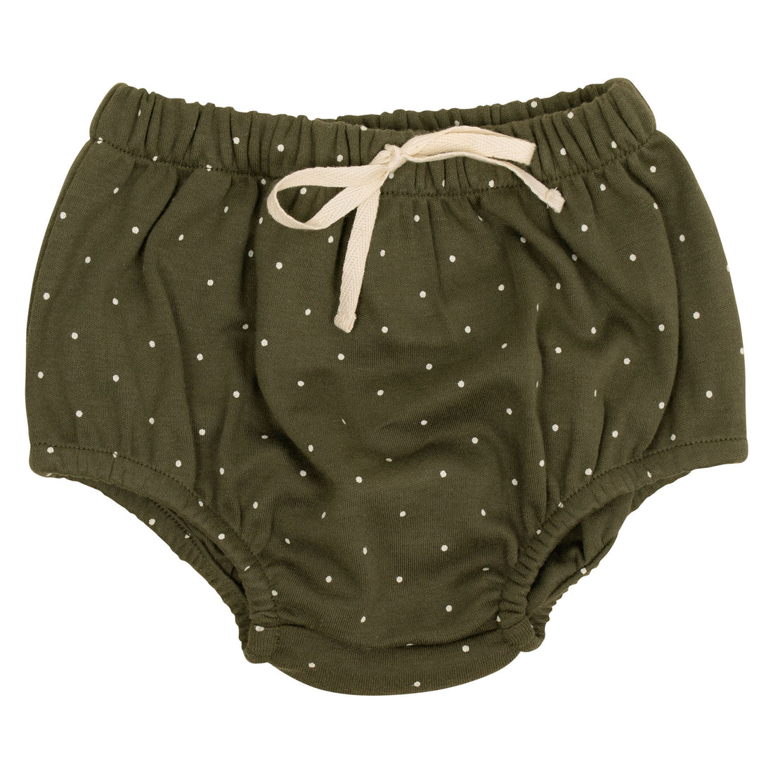 Jamie Kay Organic Cotton Bloomer - Tiny Dots Olive