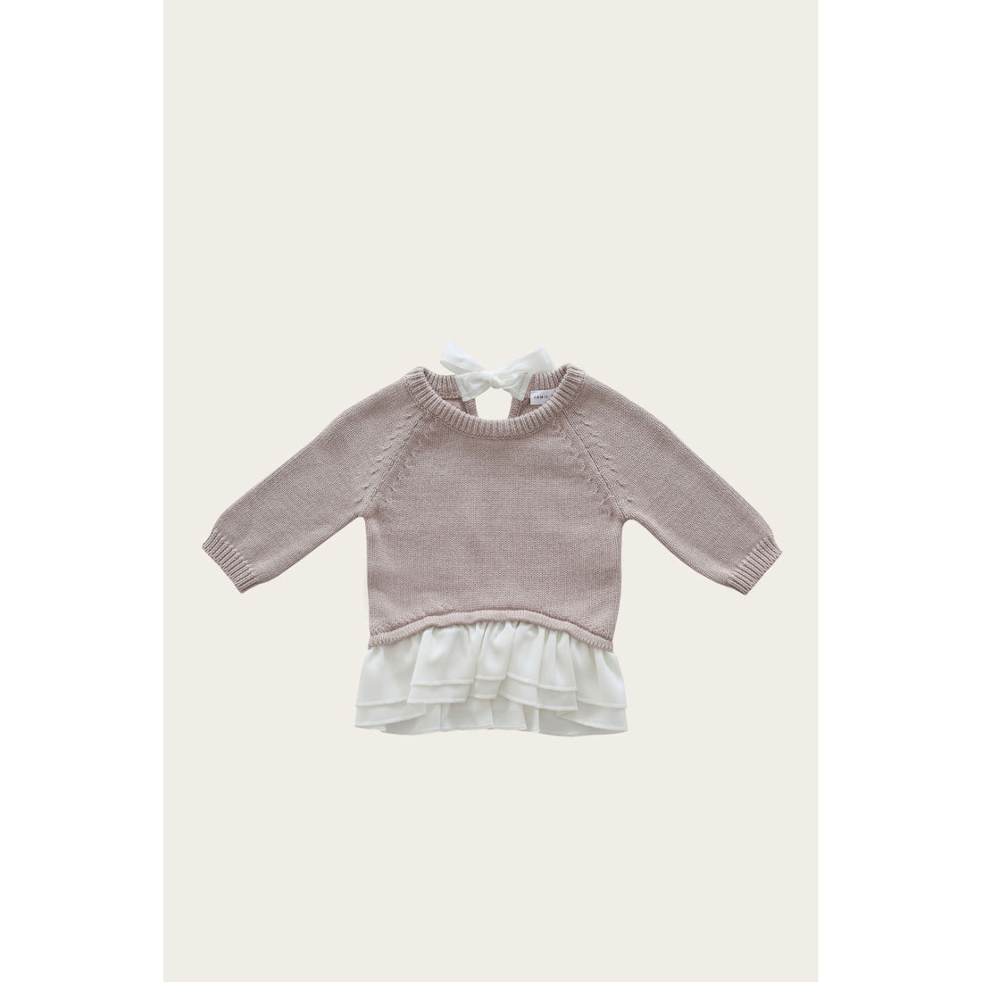 Jamie Kay Rosebud Frill Knit Sweater