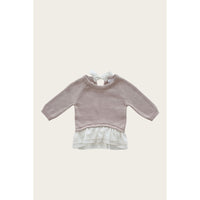 Jamie Kay Rosebud Frill Knit Sweater