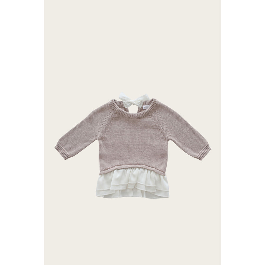Jamie Kay Rosebud Frill Knit Sweater
