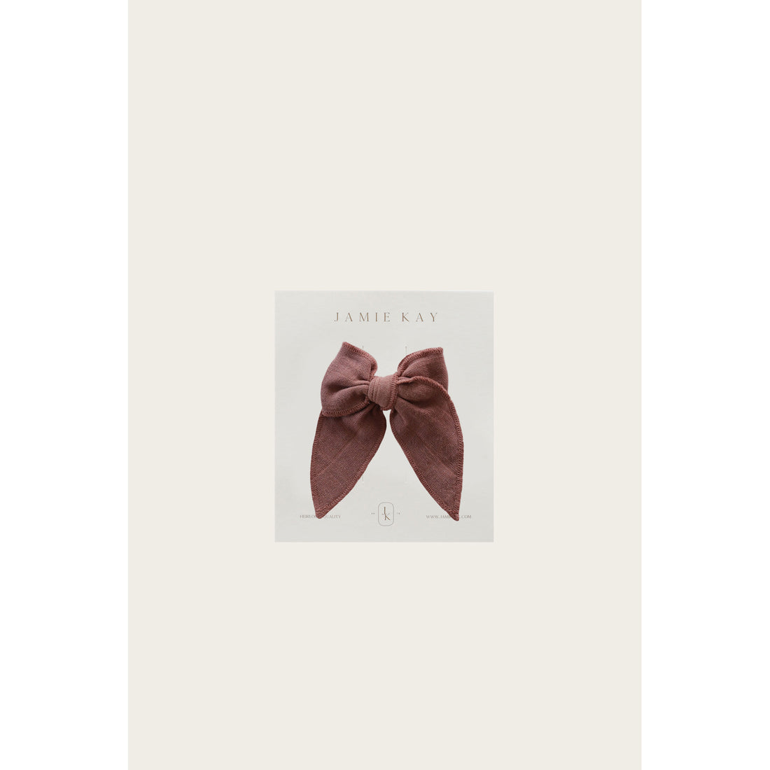 Jamie Kay Tuscany Organic Cotton Muslin Bow