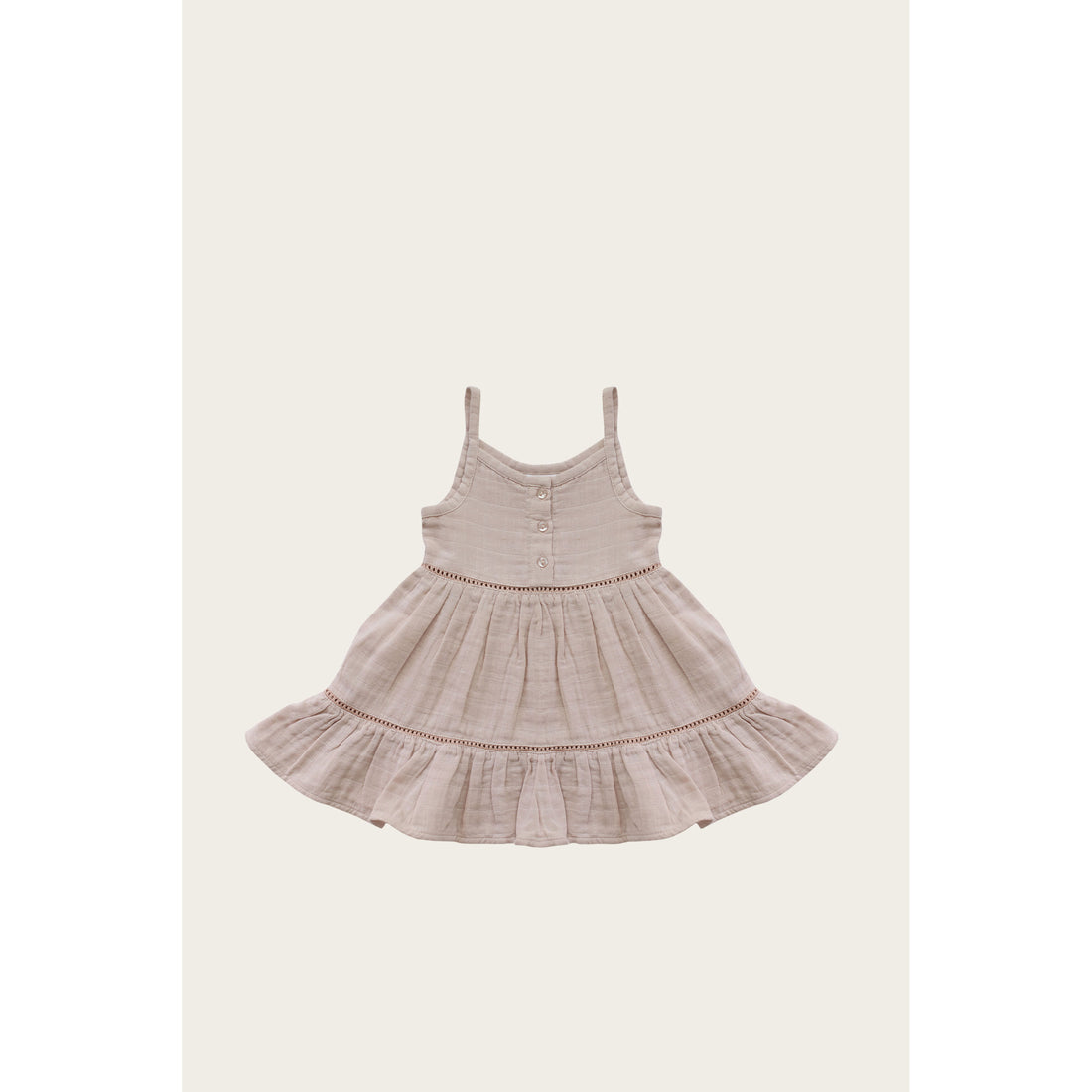 Jamie Kay Rose Dust Organic Cotton Muslin Hazel Dress