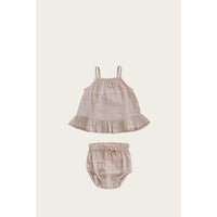 Jamie Kay Rose Dust Organic Cotton Muslin Zoe Set