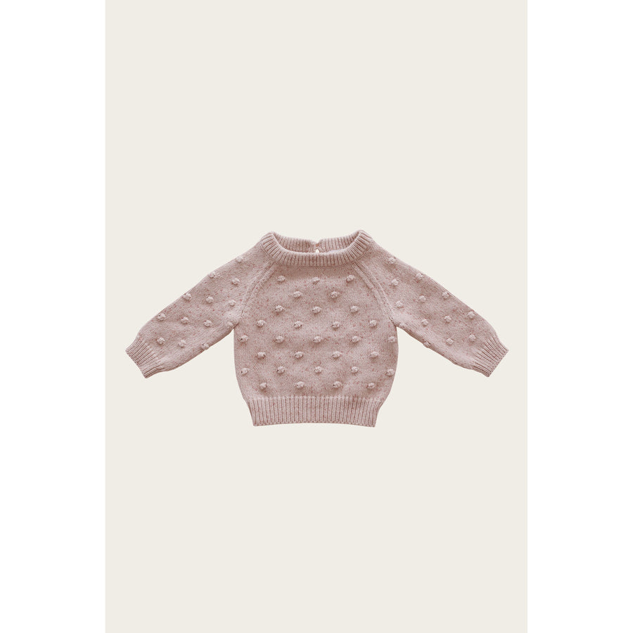 Jamie Kay Bubble Gum Dotty Knit Sweater