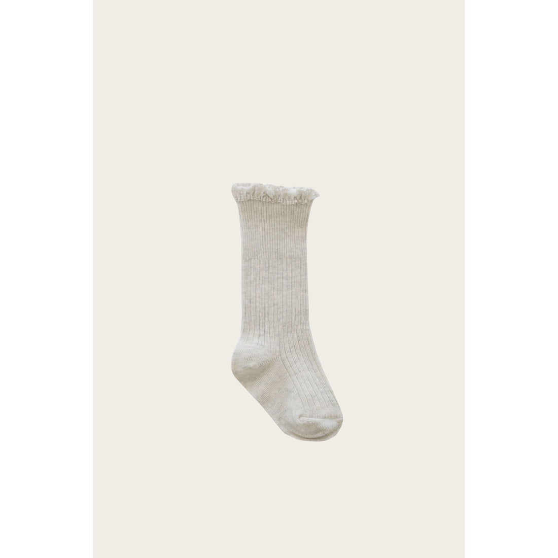 Jamie Kay Oatmeal Frill Socks